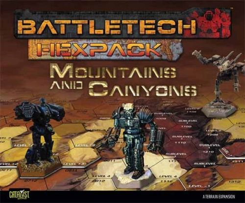 Обложка игры Battletech HexPack: Mountains and Canyons
