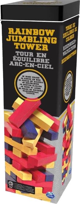 Падающая башня цветная