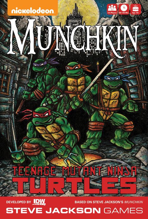 Обложка игры Munchkin: Teenage Mutant Ninja Turtles