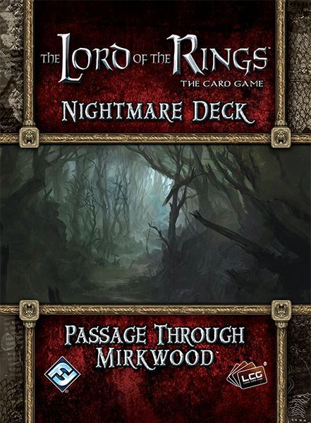 Обложка игры The Lord of the Rings: The Card Game - Nightmare Deck: Passage Through Mirkwood