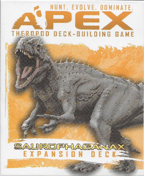 Обложка игры Apex Theropod Deck-Building Game: Saurophaganax Expansion Deck