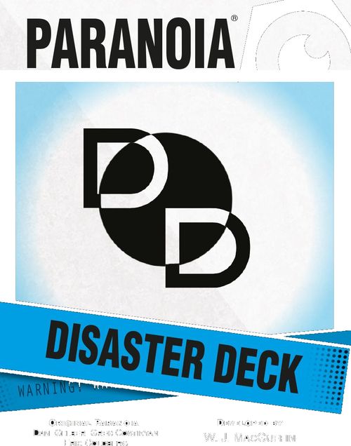 Paranoia: Disaster Deck