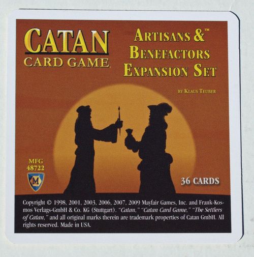Обложка игры The Settlers of Catan Card Game: Artisans & Benefactors