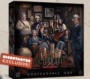 Обложка игры Cthulhu: Death May Die – Unspeakable Box