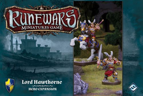 Обложка игры Runewars Miniatures Game: Lord Hawthorne Hero Expansion