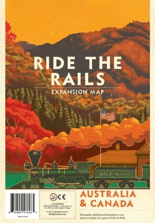 Обложка игры Ride the Rails: Australia & Canada