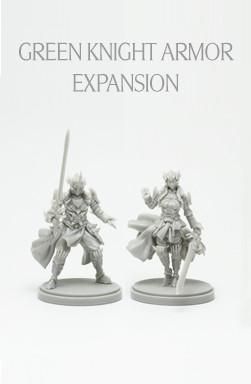 Обложка игры Kingdom Death: Monster. Green Knight Armor Expansion