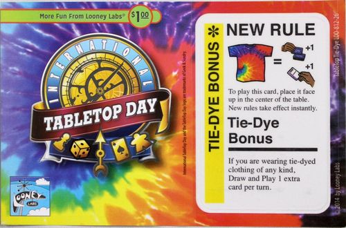 Обложка игры Fluxx: TableTop Day Tie-Dye Bonus Promo Postcard