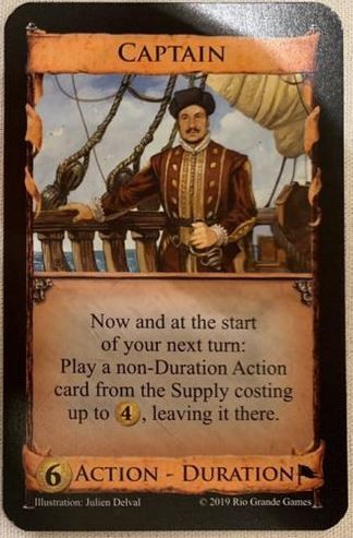 Обложка игры Dominion: Captain Promo Card