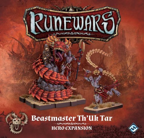 Обложка игры Runewars Miniatures Game: Beastmaster Th'Uk Tar Hero Expansion